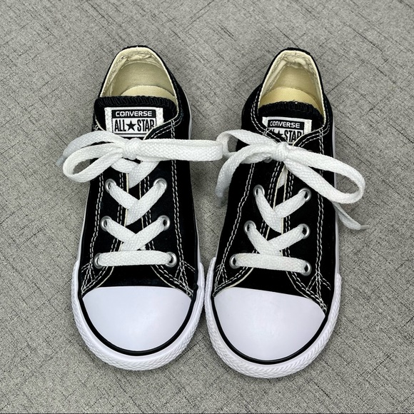 Converse Other - Converse All Star Chuck Taylors Sneakers Black Canvas Shoes Toddlers 10 New